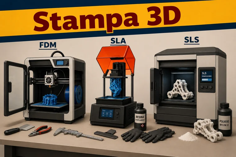 Stampanti 3D per prototipi e componenti tecnici