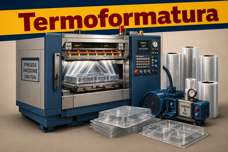 Termoformatura plastica su stampo